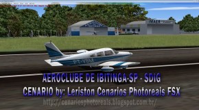 Cenário da cidade e do aeroclube de Ibitinga-SP (SDIG) – FSX